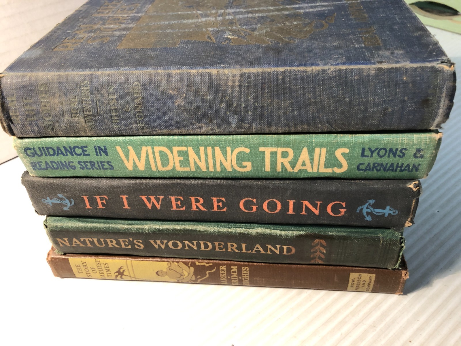 b Vintage ELEMENTARY SCHOOL Textbooks lot of 5 1930&rsquo;s