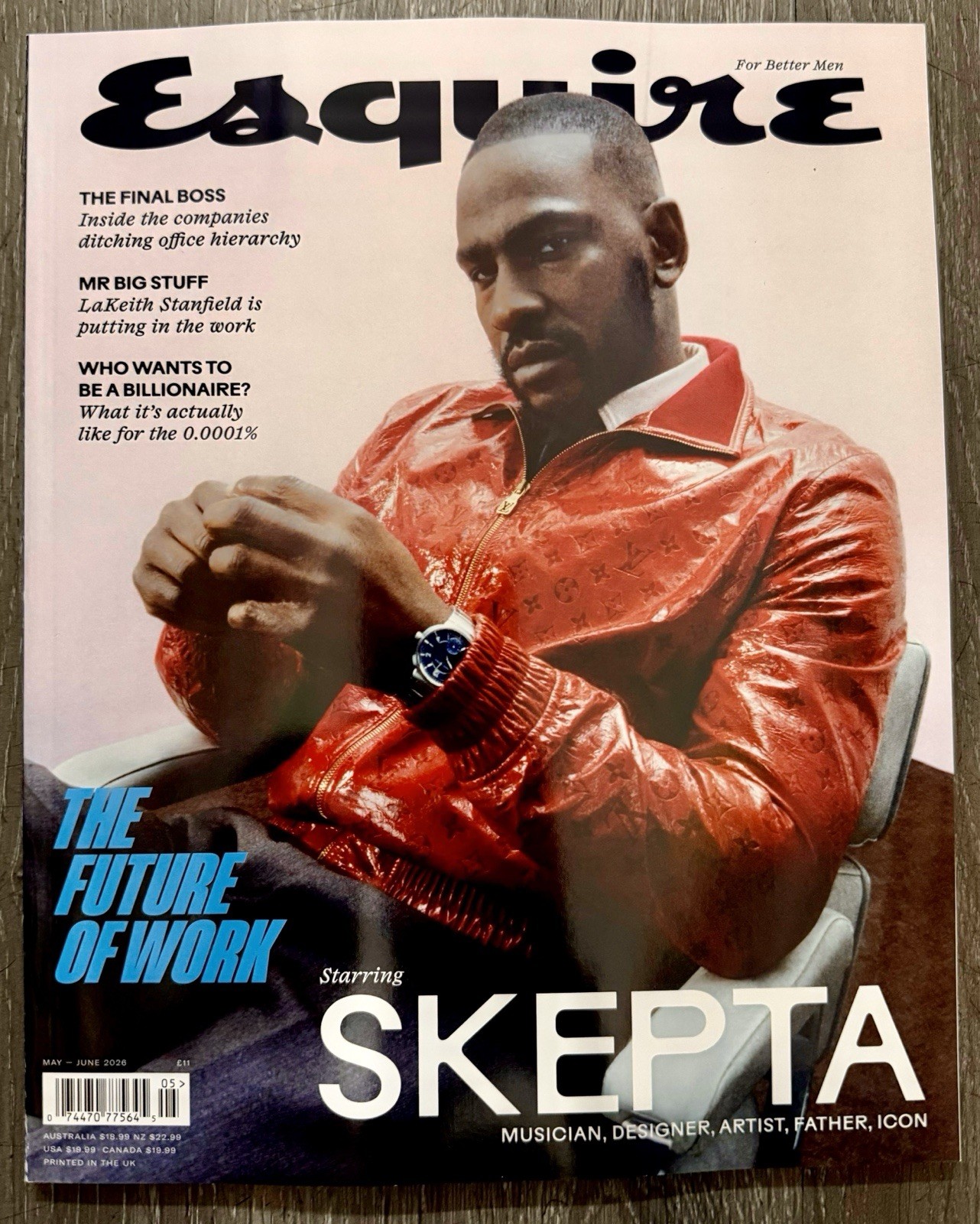 ESQUIRE MAGAZINE – UK EDITION – MAY / JUNE 2026 – SKEPTA – BRAND NEW