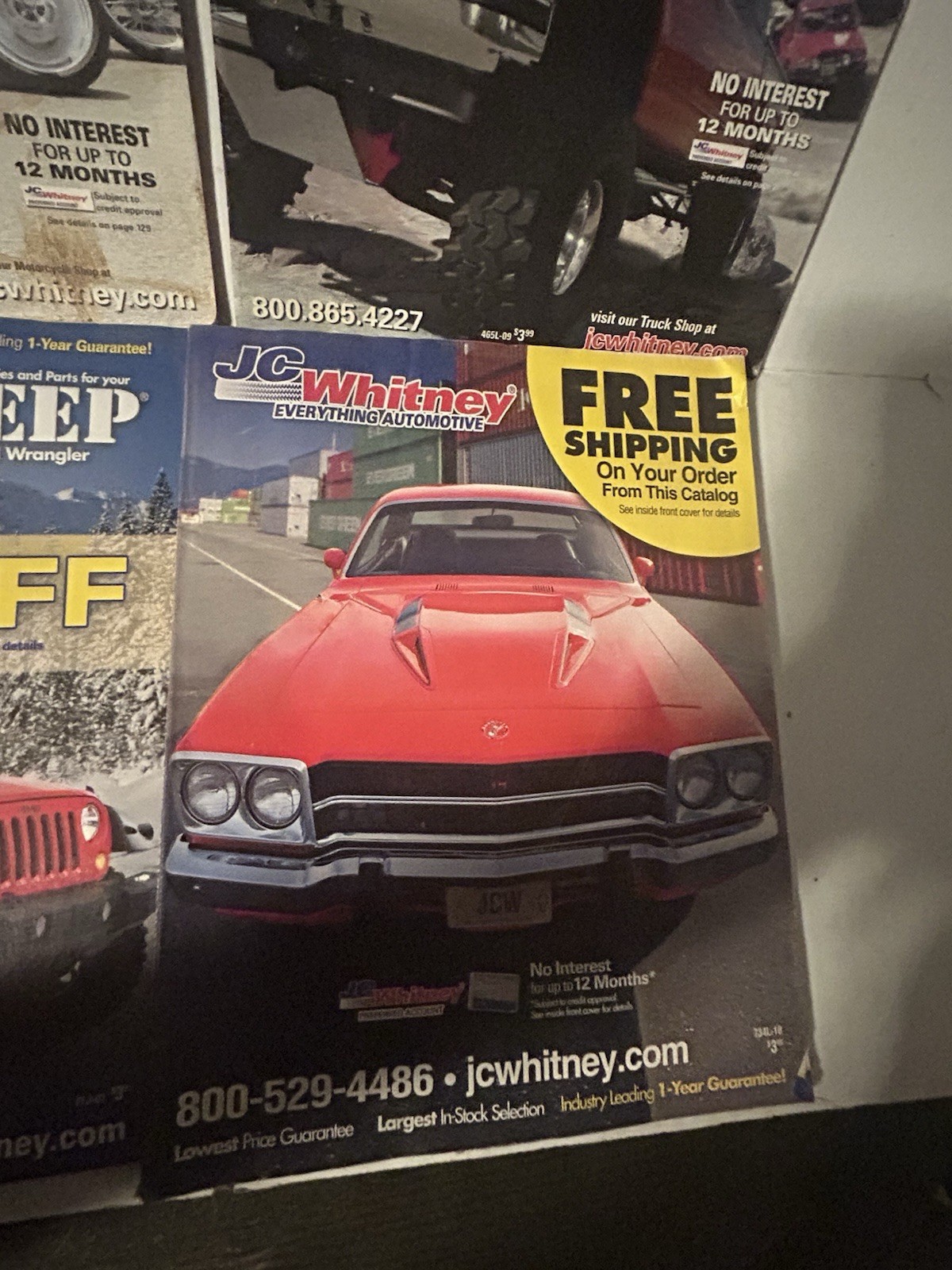 6 JC WHITNEY MAIL ORDER CATALOGS 2000&rsquo;S ERA•Motorcycle Truck Jeep•EUC