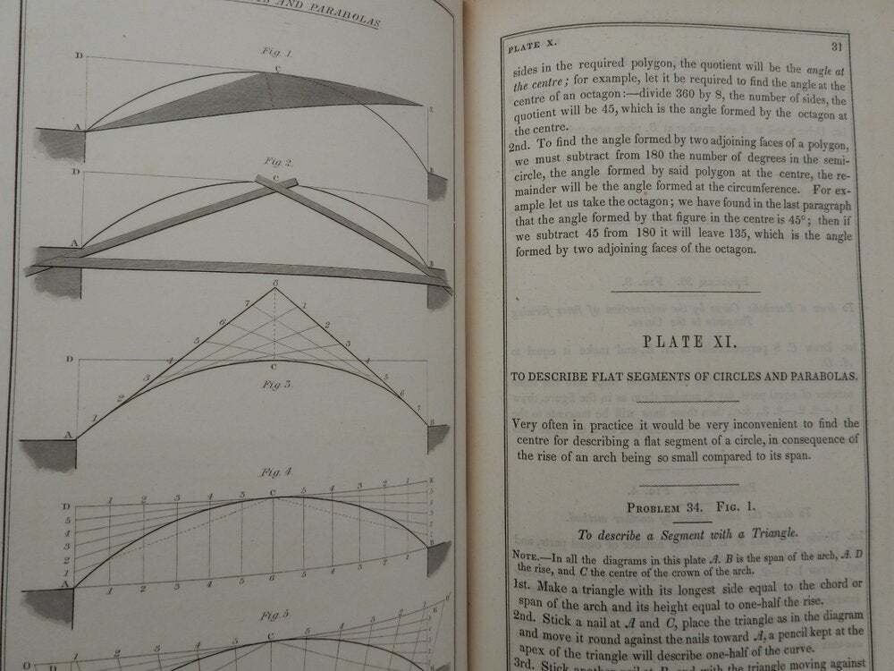 Wm Minifie / Text Book of Geometrical Drawing for the Use of Mechanics 1st 1849
