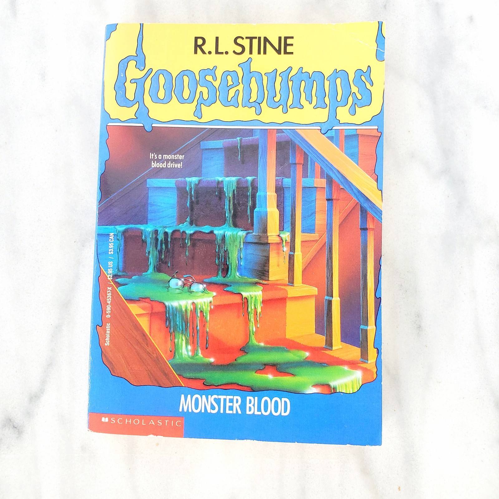 Goosebumps Unnumbered Monster Blood First Printing VG+ Book