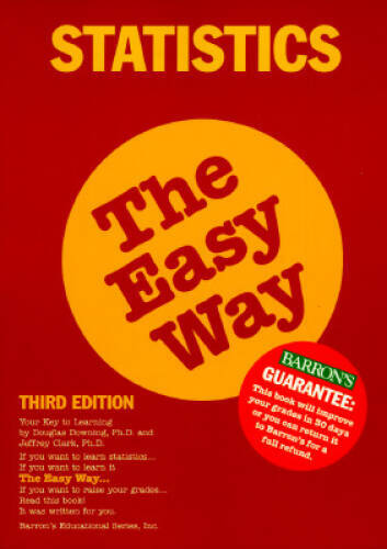 Statistics The Easy Way (Barron&rsquo;s E-Z) – Paperback – GOOD