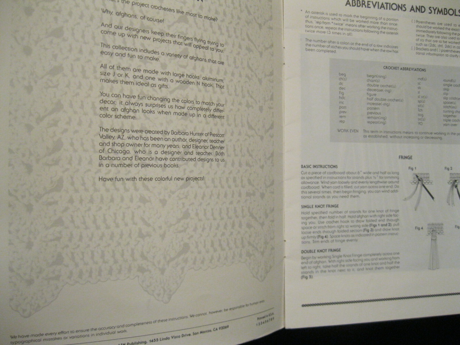AFGHANS TO CROCHET #1054 BY AMERICAN SCHOOL OF NEEDLEWORK & JEAN LEINHAUSER