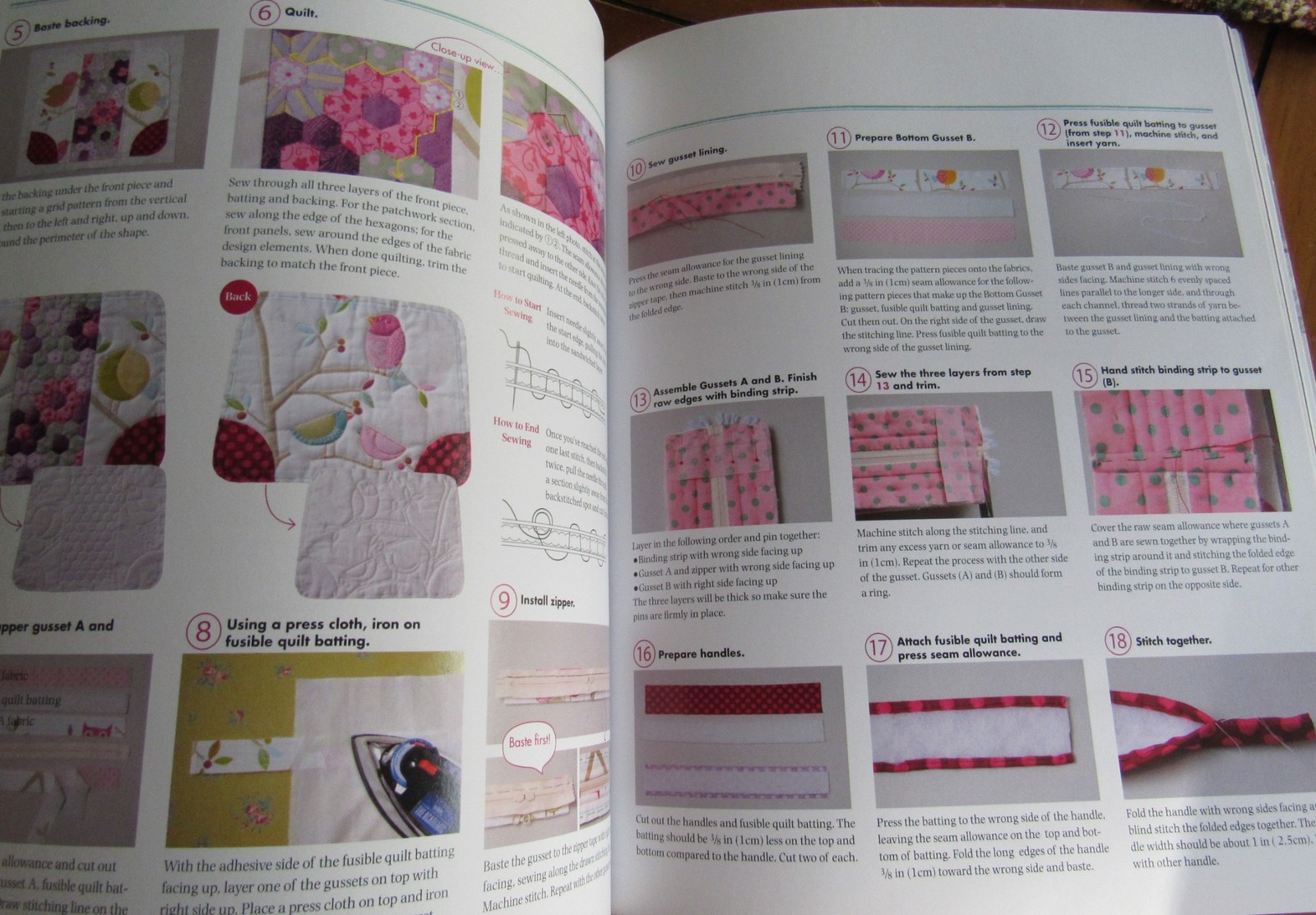 Patchwork Quilted Bags Totes Purses Accessories Pattern Book by Reiko Washizawa