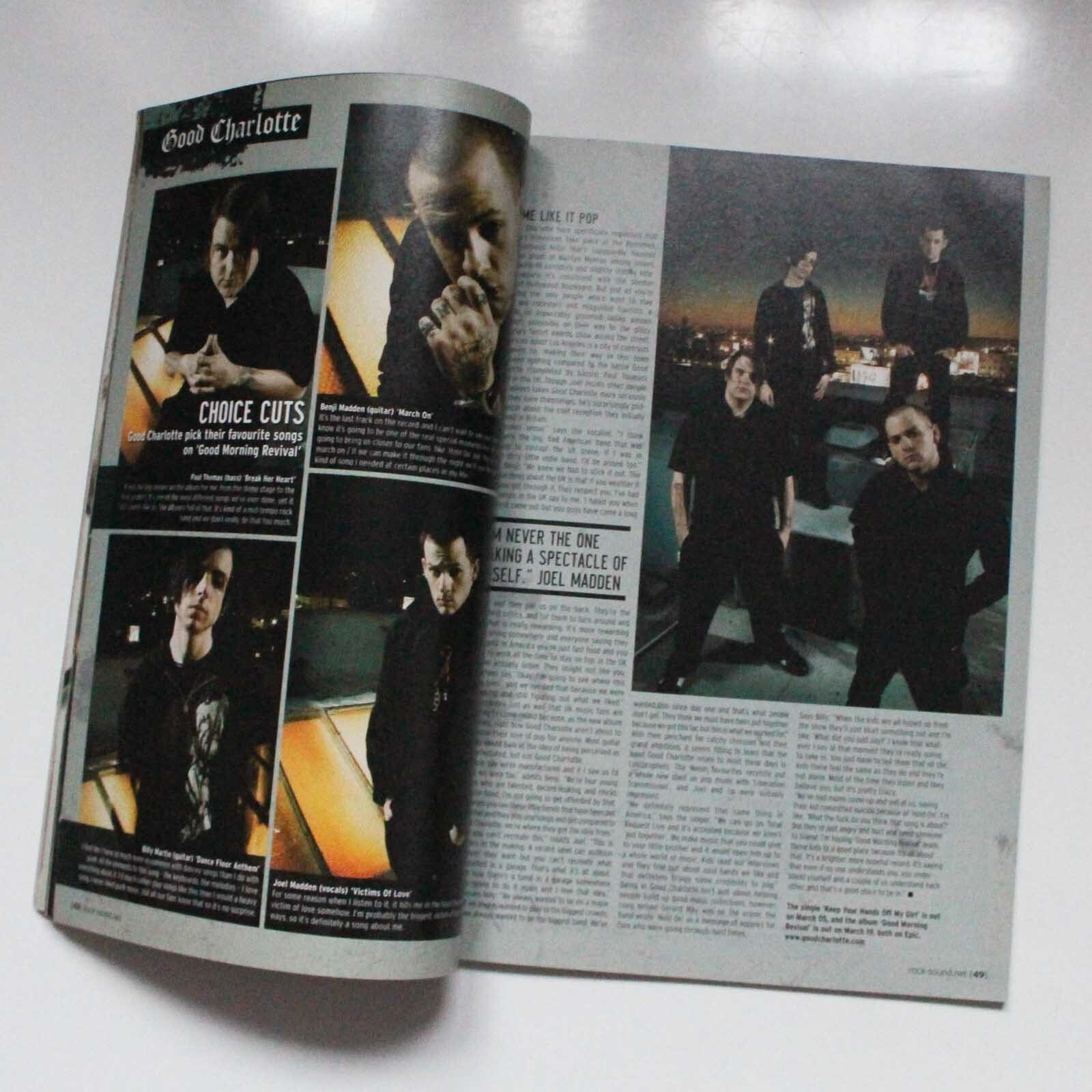Rock Sound Magazine Good Charlotte March 2007 Issue 94 Music Alternative