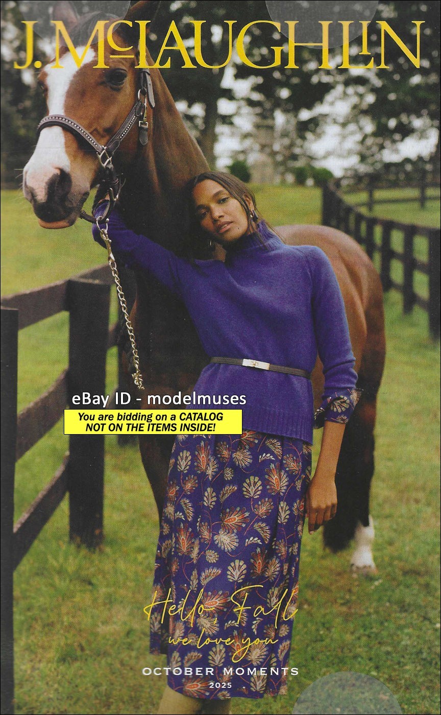 J. McLAUGHLIN Fashion & Accessories CATALOG October Moments 2025 – 28 Pages