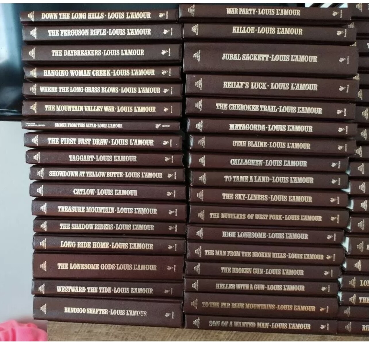LOUIS L&rsquo;AMOUR LEATHERETTE BOOKS – YOU PICK YOUR TITLES – DROP DOWN MENU