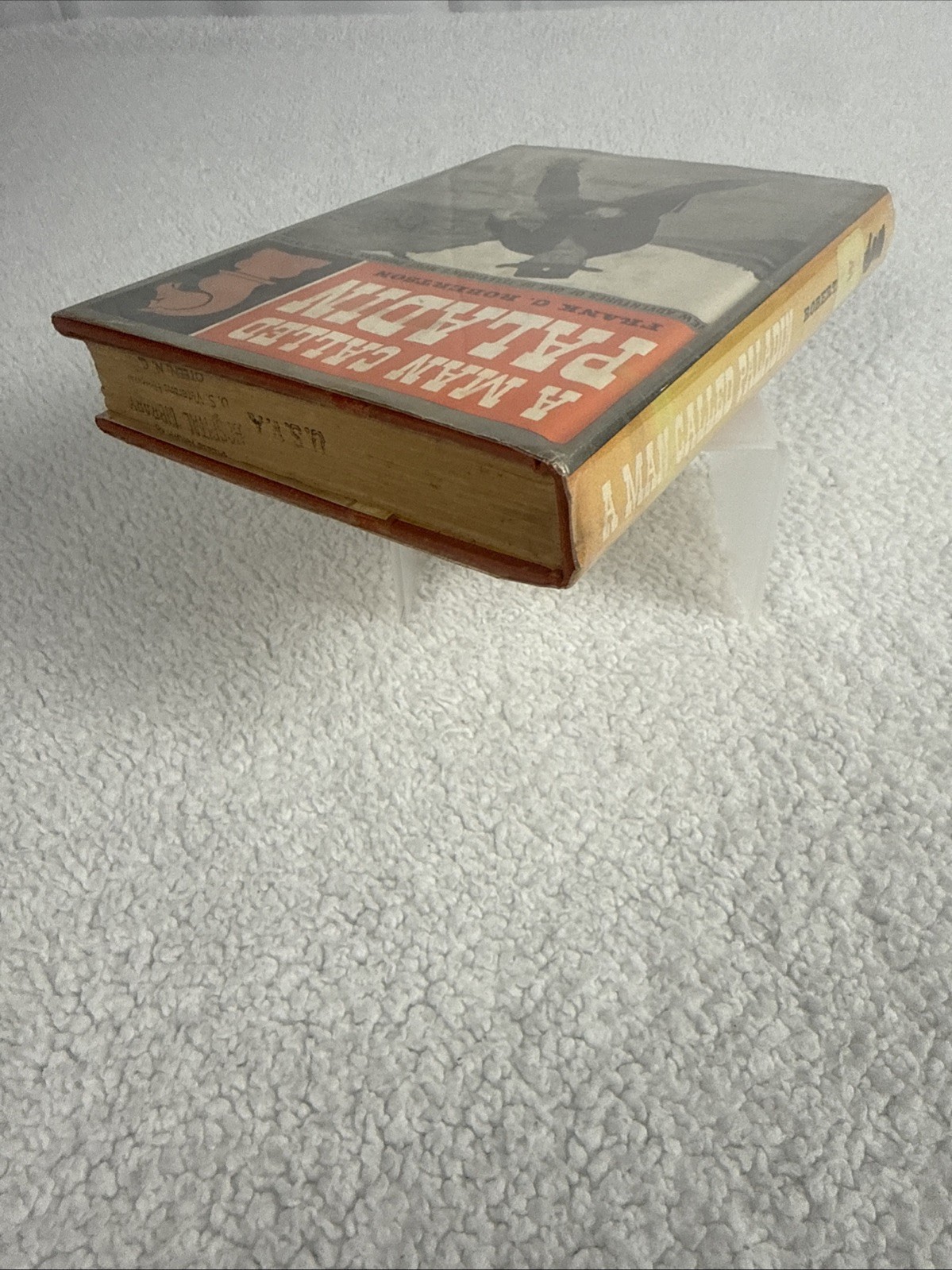 Rare Find! A Man Called Paladin 1963 F. C. Robertson. HC & DJ Western Hero
