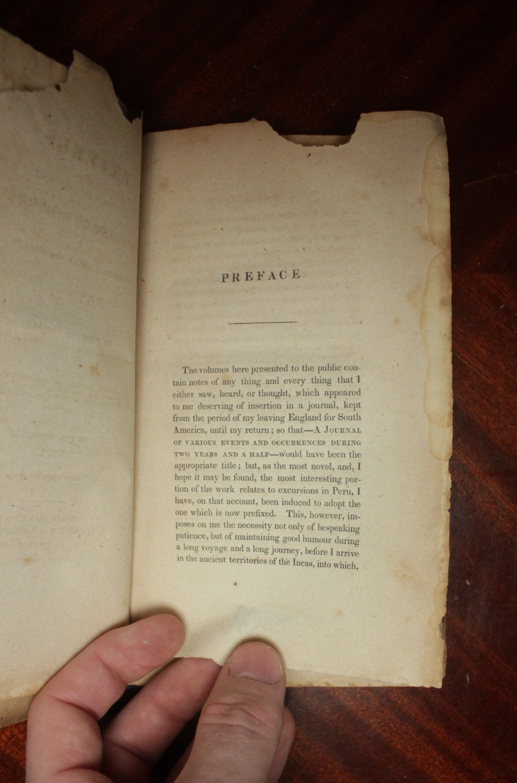 1833 Travels in Various Parts of PERU Edmond TEMPLE 1st Amer. Ed. 2 Vol. Illust.
