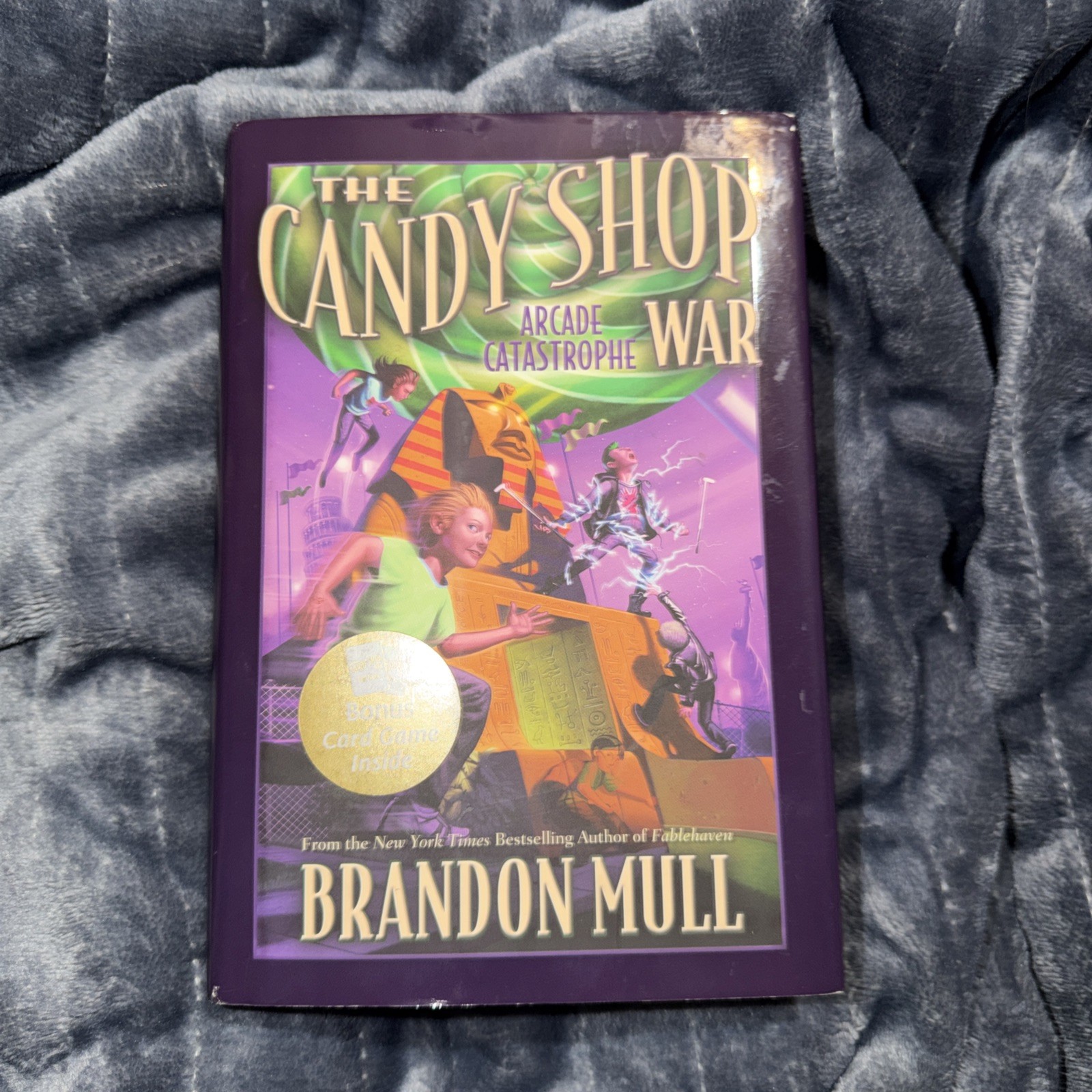 The Candy Shop War, Book 2: Arcade Catastrophe W/Bonus Card Game Hardback Bk New