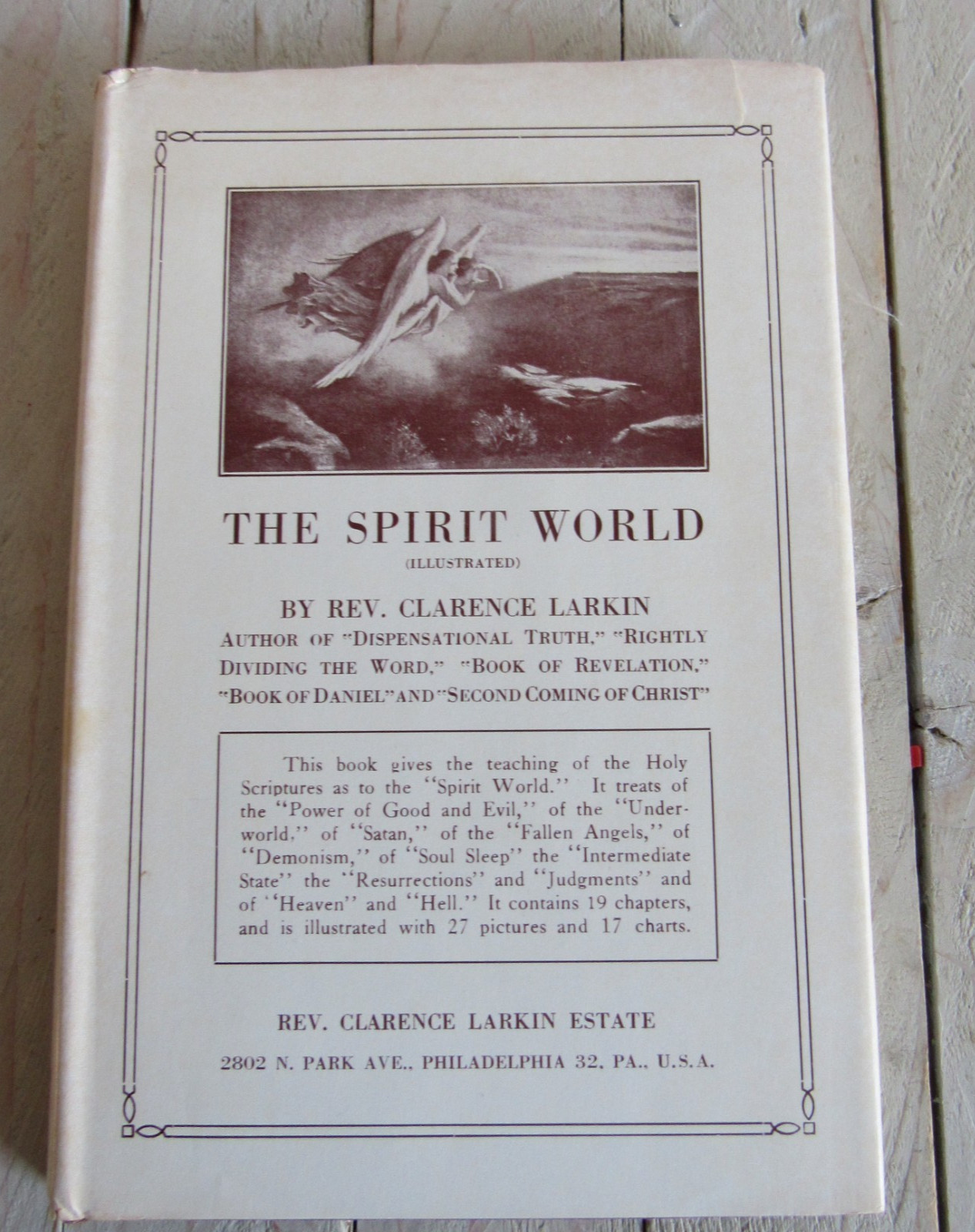 vtg The Spirit World Rev. Clarence Larkin 1921 HC / DJ