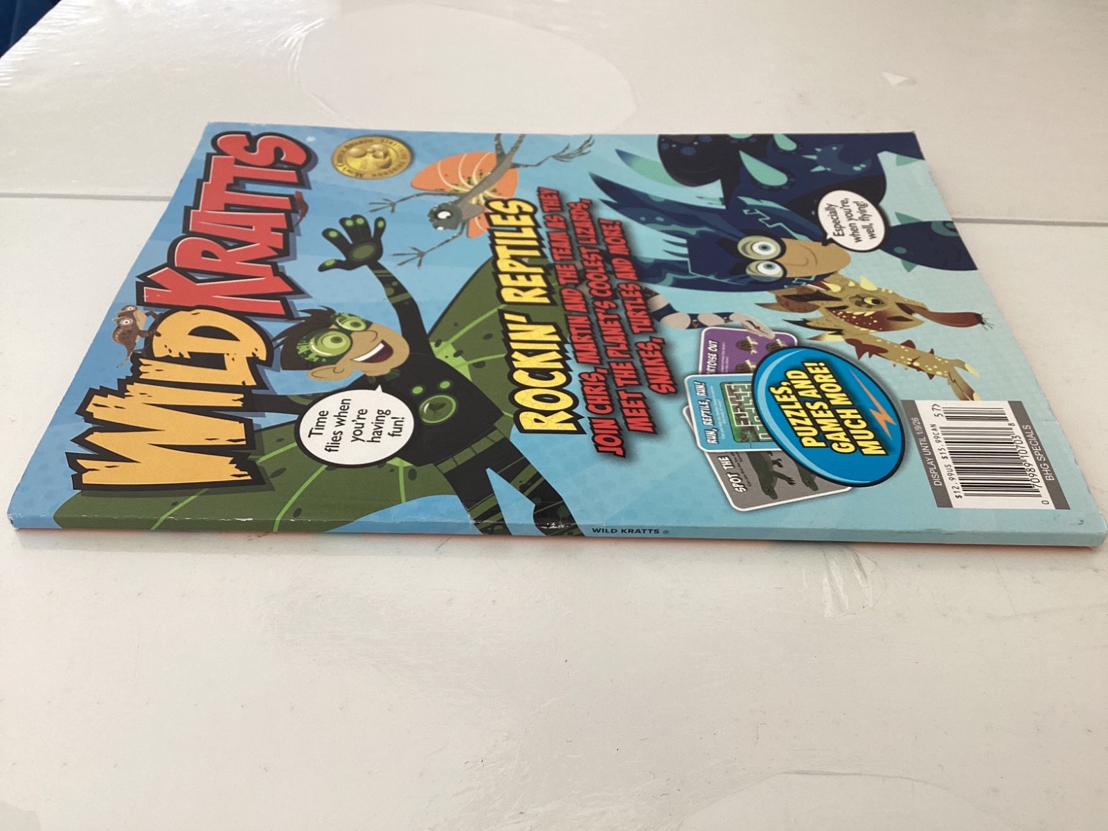 Wild Kratts Magazine Dec 2025 Rockin’ Reptiles magazine activity book