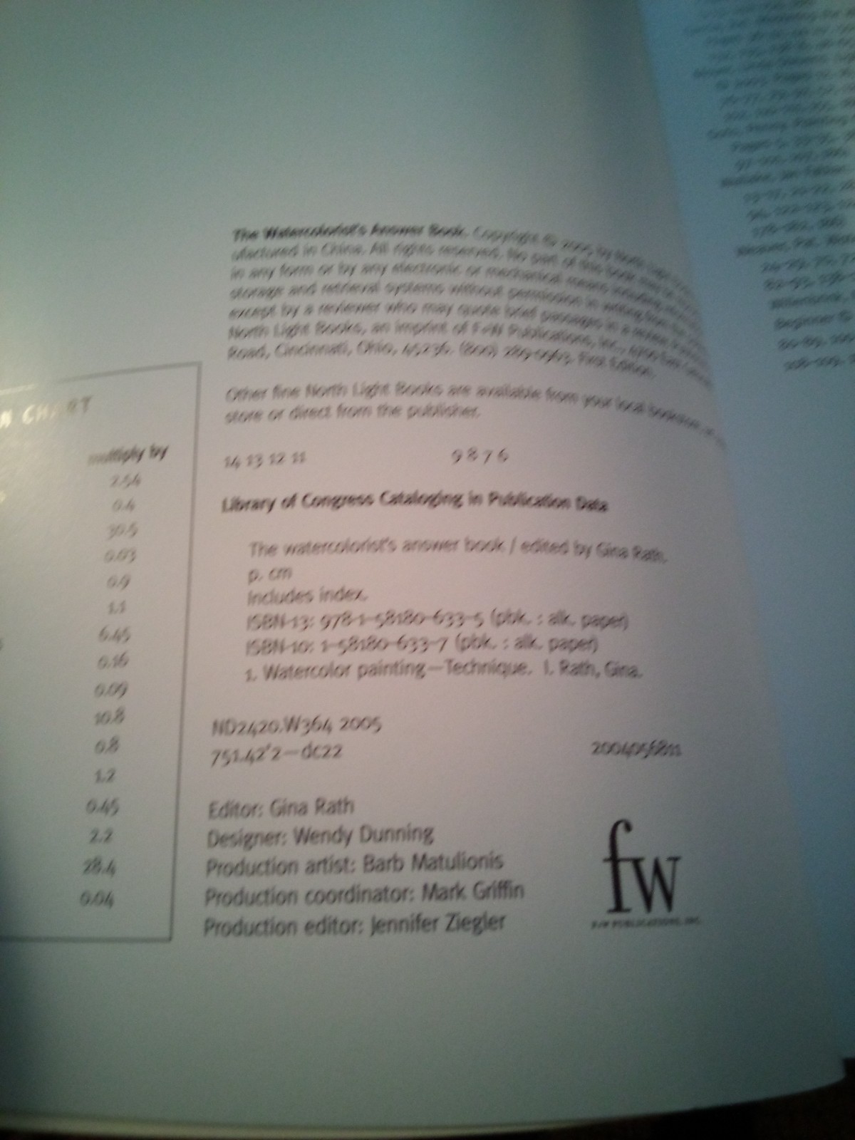 The Watercolorist&rsquo;s Answer Book~425 Tips, Techniques, Solutions~Gina Rath Art