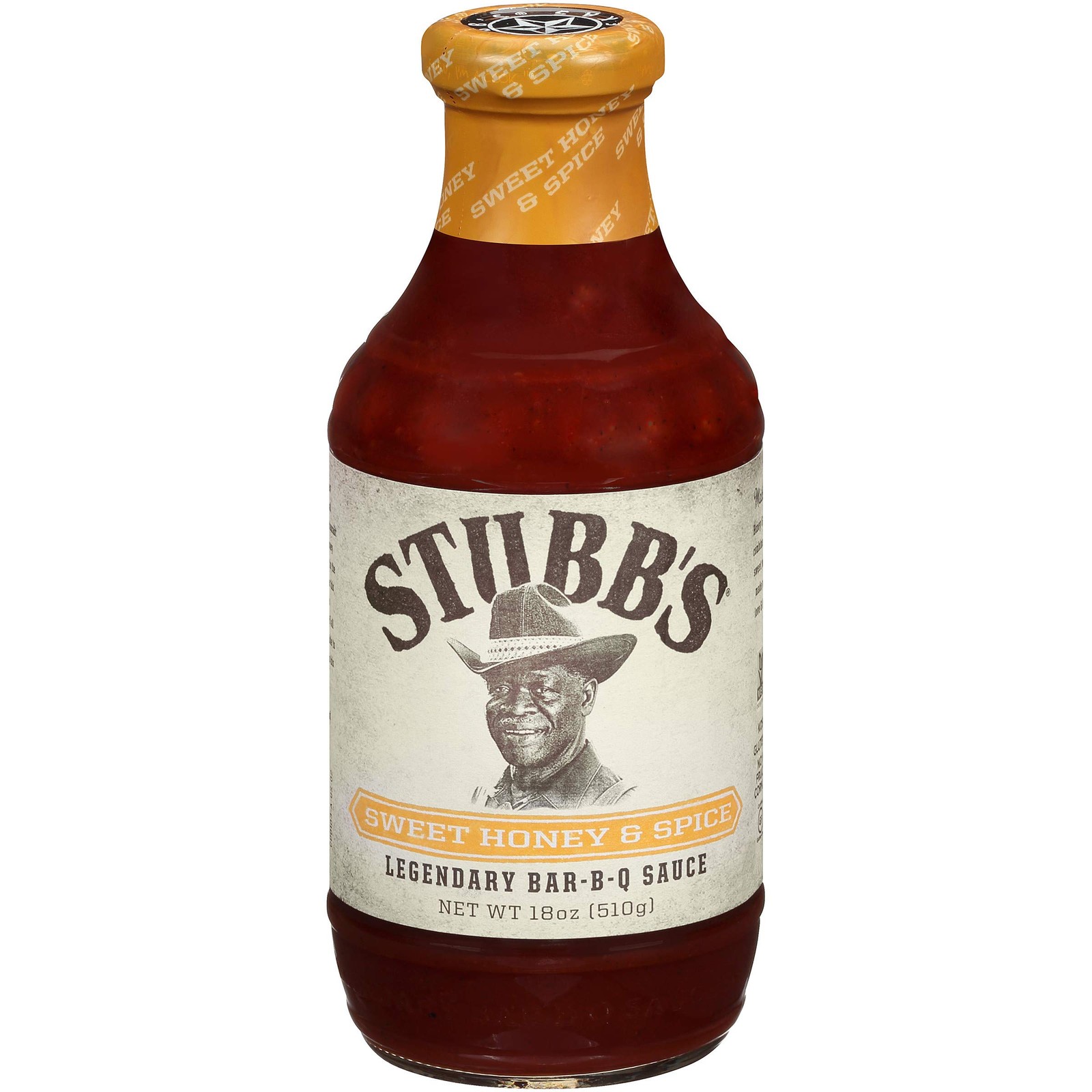 Stubb&rsquo;s Sweet Honey & Spice BBQ Sauce, 18 oz 1.12 Pound (Pack of 1)