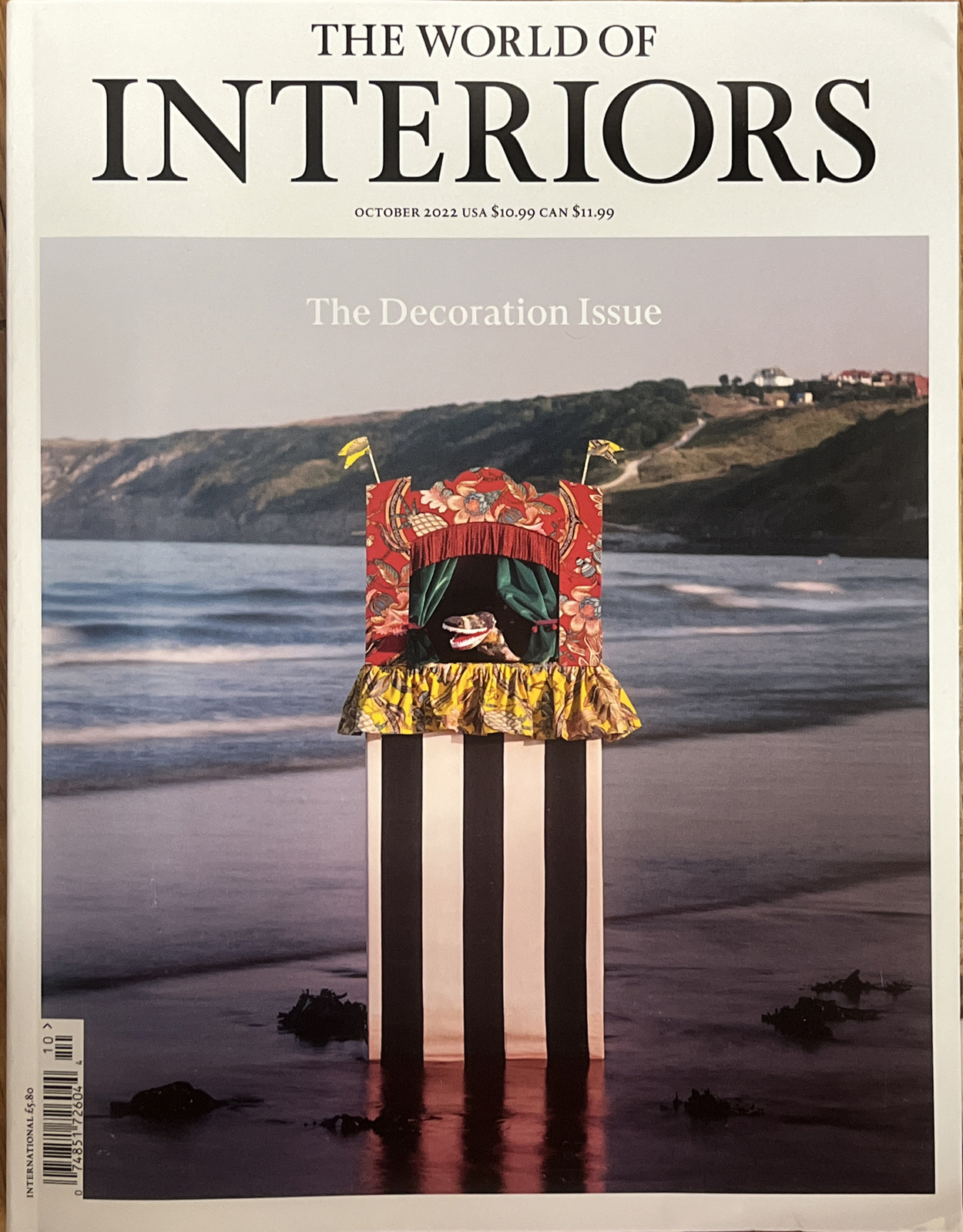 THE WORLD OF INTERIORS MAGAZINE-OCTOBER 2022-THE DECORATION ISSUE-BRAND NEW