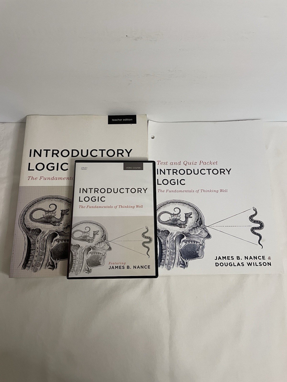Introductory Logic Thinking Well Teacher Edition + DVD + Test And Quiz Packet 5e
