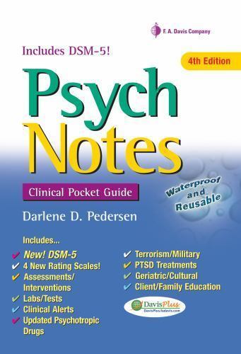 PsychNotes : Clinical Pocket Guide by Darlene D. Pedersen (2013, Spiral)