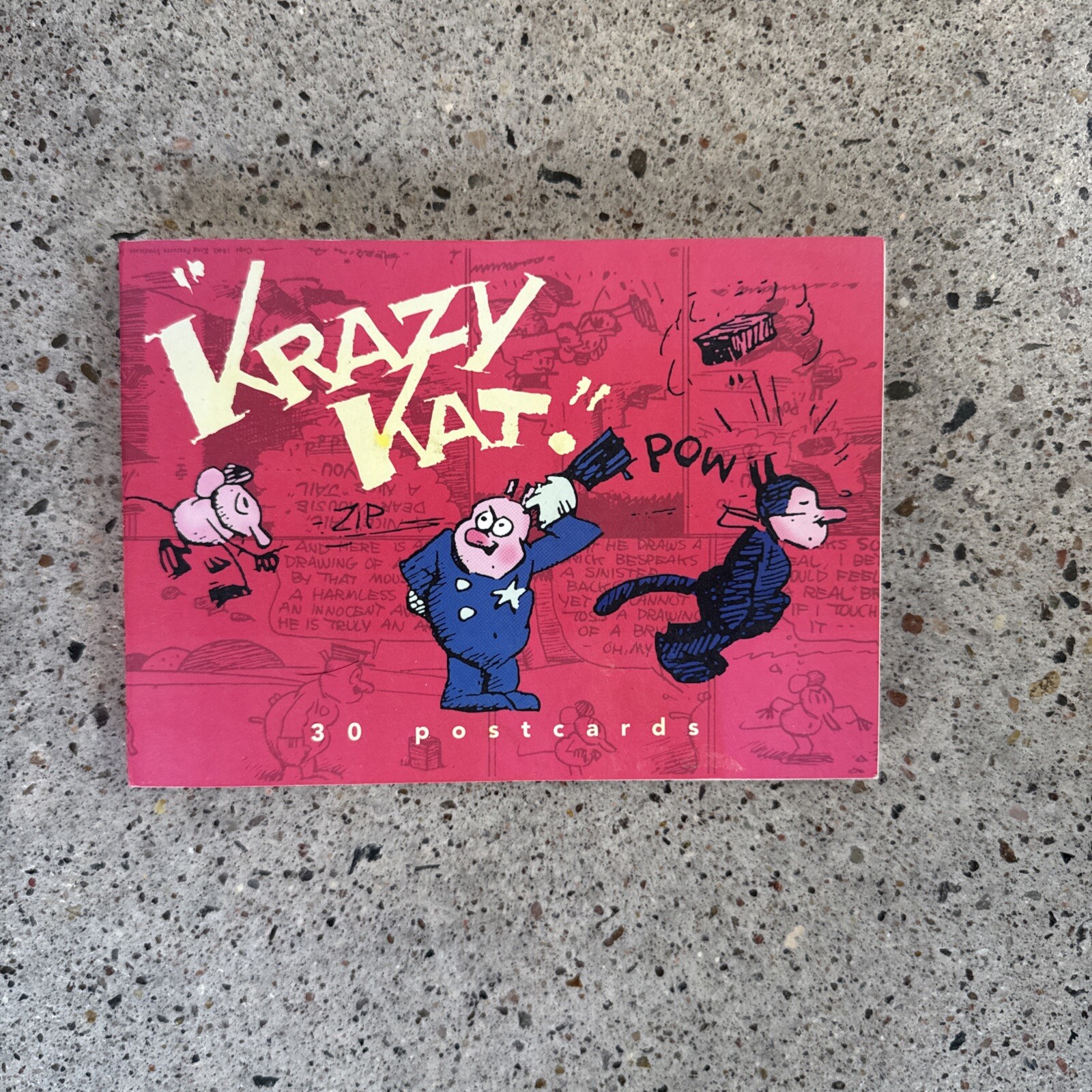KRAZY KAT POSTCARDS By Stewart, Tabori & Chang Unused Full Color Collectors