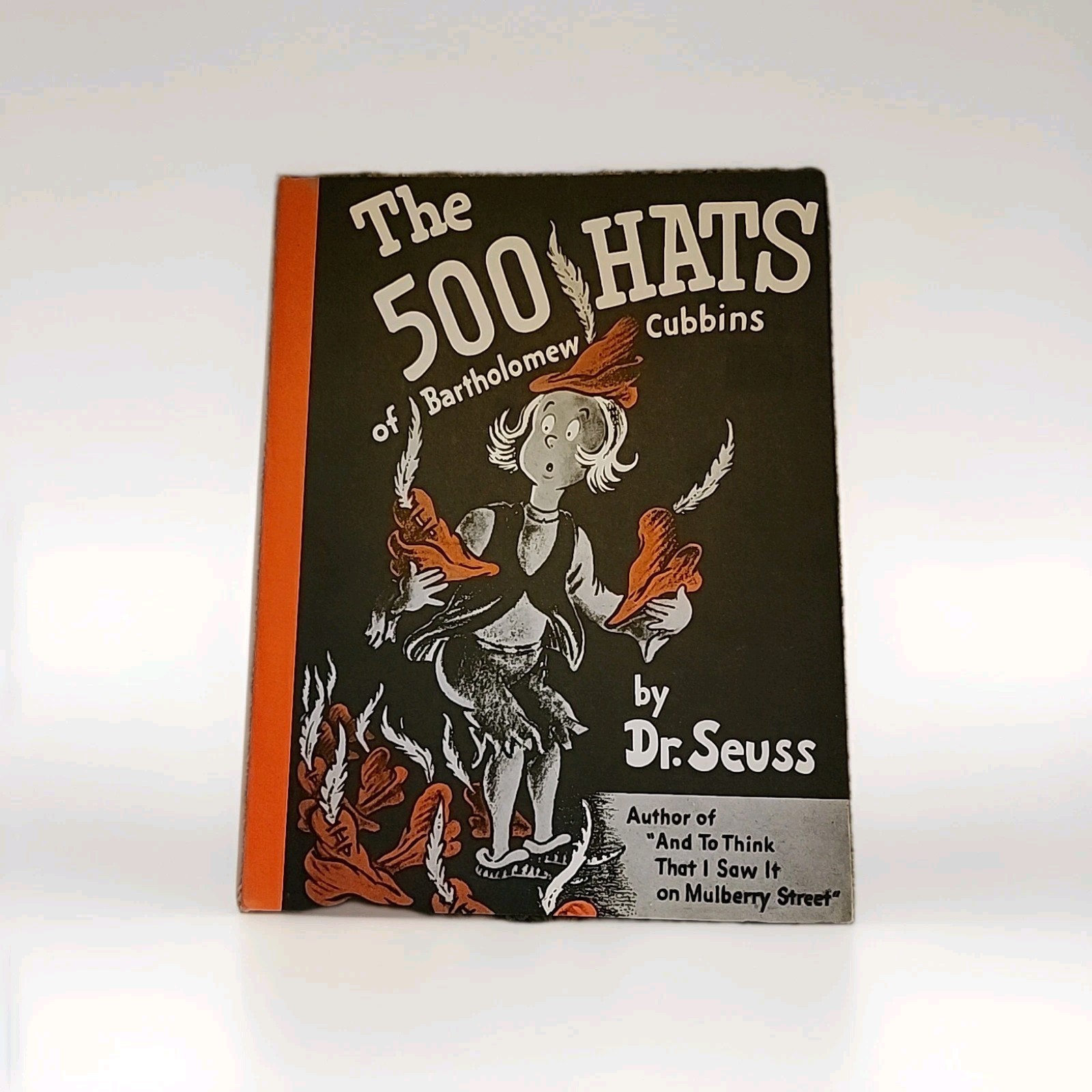 The 500 Hats Of Bartholomew Cubbins By Dr Seuss 1965 Reprint With Dust Jacket VG