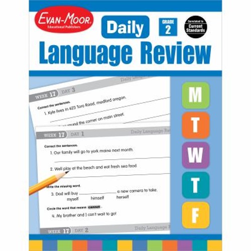 Daily Language Review Grade 2 Paperback Evan-Moor Educational Pub