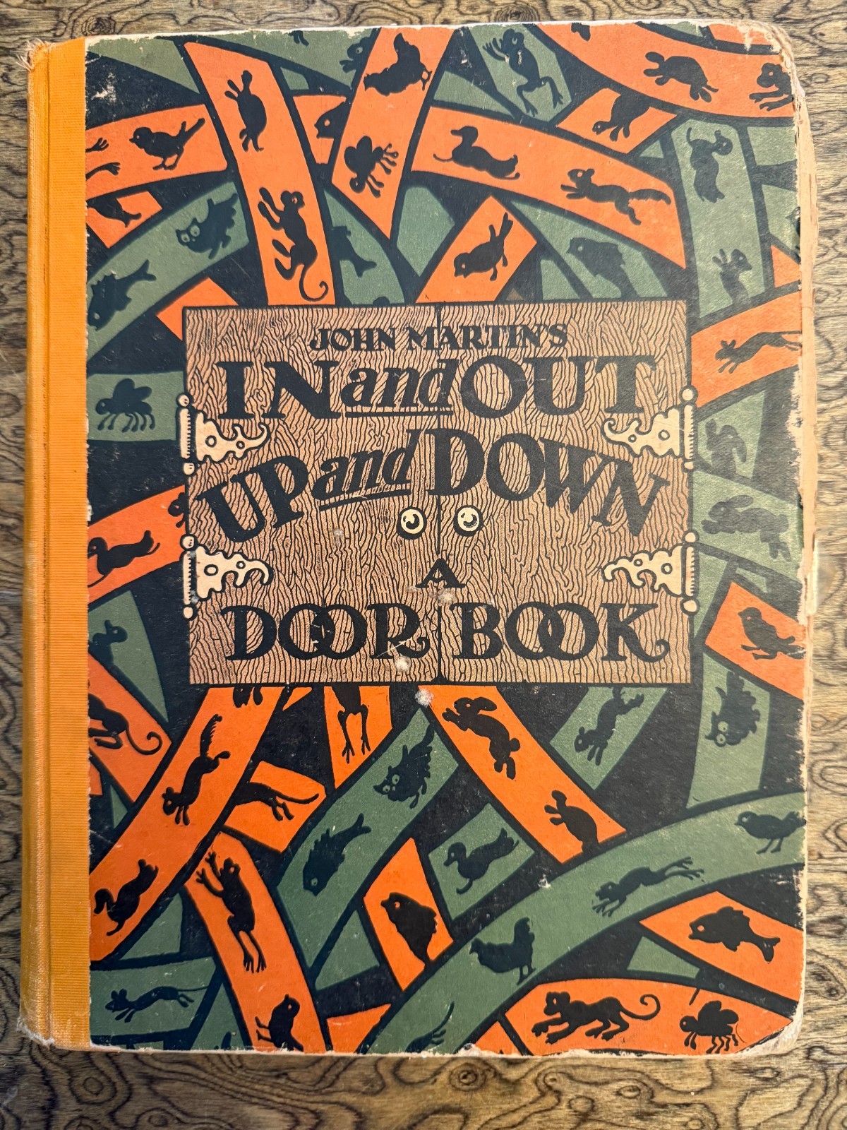In and Out Up and Down: A Door Book by John Martin 1922 RARE Acceptable
