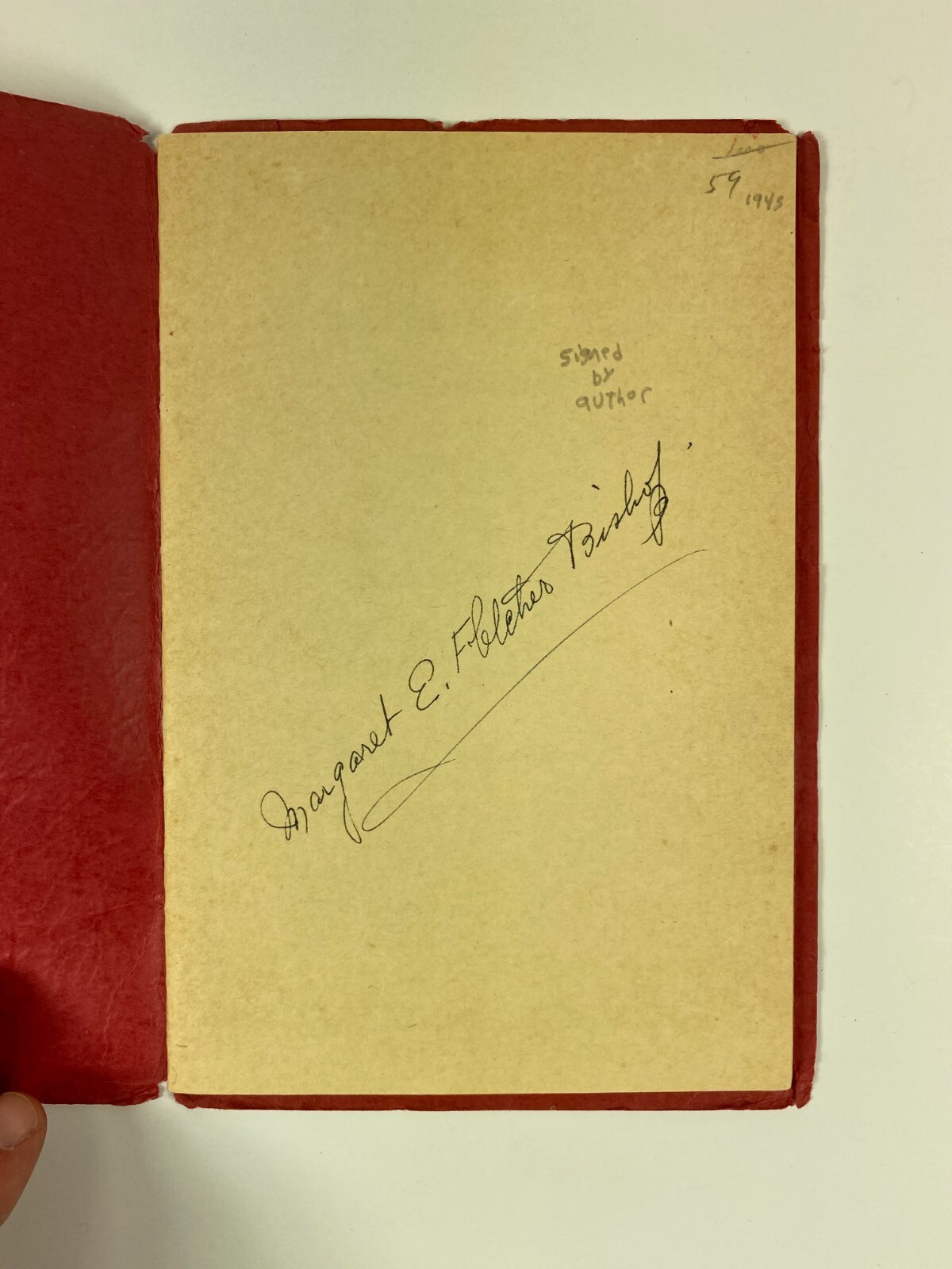 Signed 1945 Book Of WWII Poetry by M. Bishop – Keep Mother&rsquo;s Eyes A-Shining