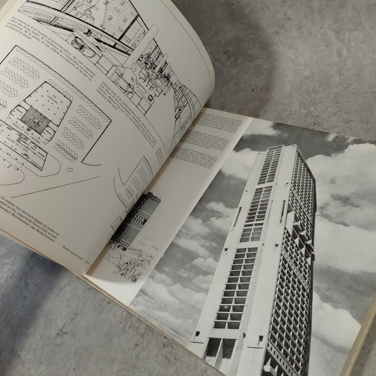 Le Corbusier 1910-60 Architecture Complete Works Girsberger 1960 Eng/Fre/German
