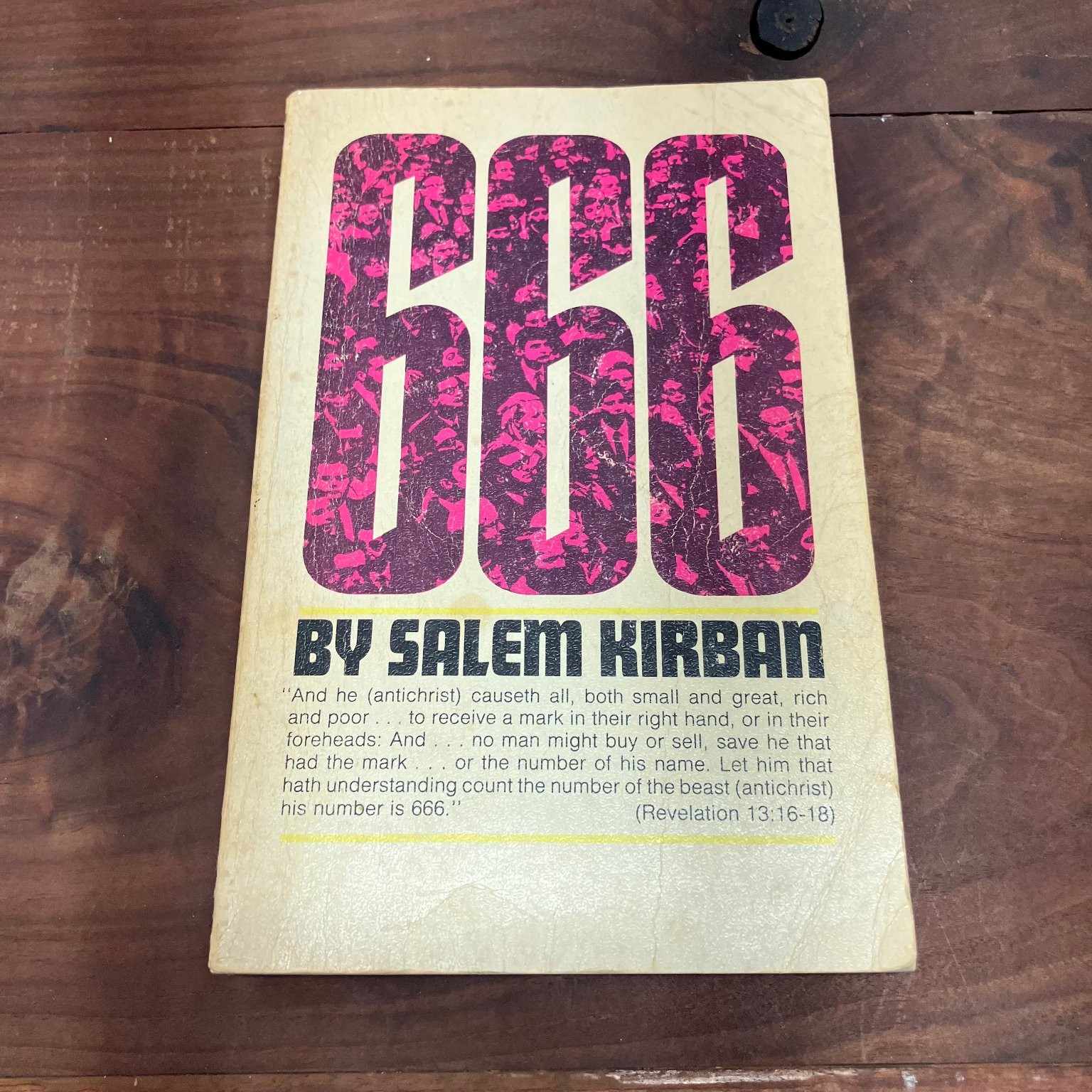 666 Salem Kirban 1970 First Printing Religious Fiction Salem Kirban Escatology