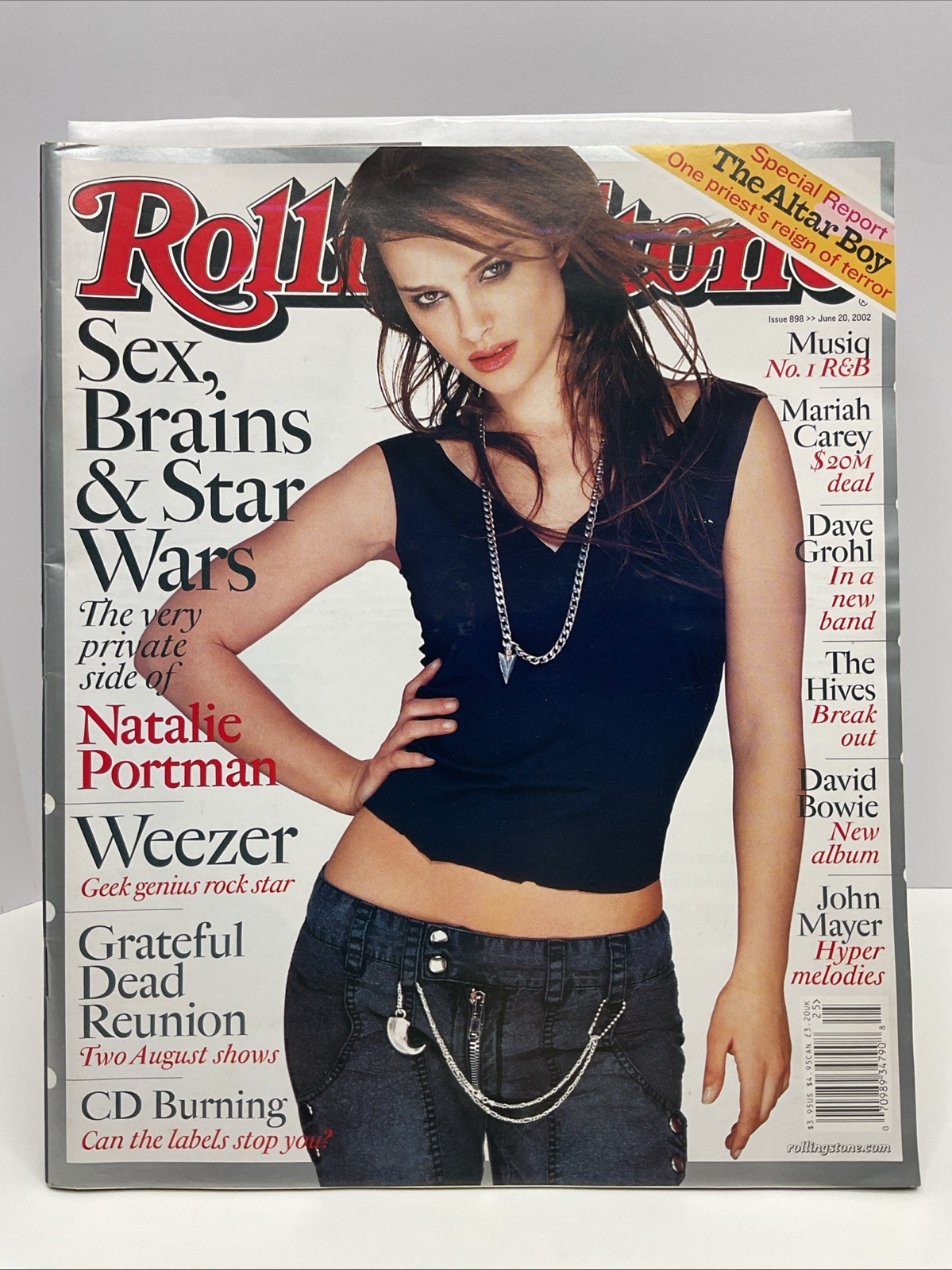 Rolling Stone Magazine Natalie Portman June 20, 2002 Issue 898 *No Label* P17