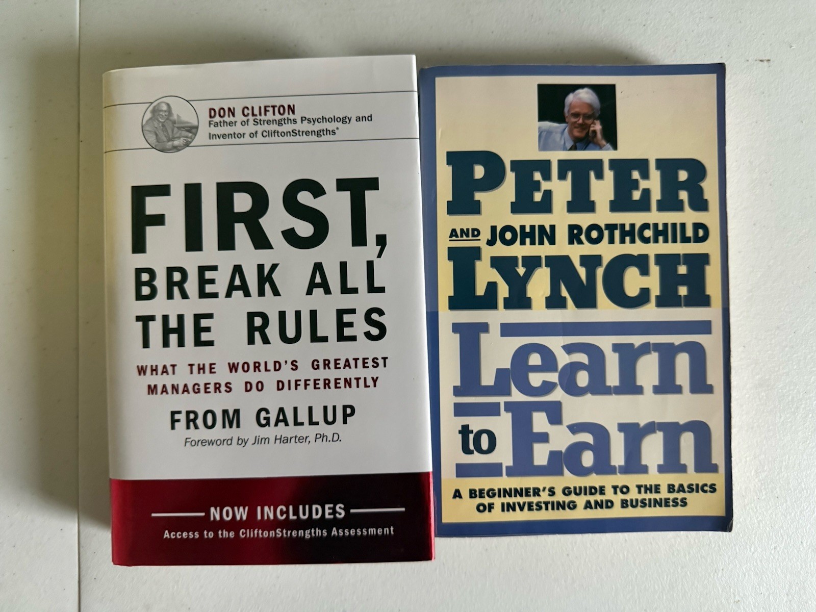 “First, Break All the Rules” And “Peter Lynch Learn To Earn” Inspirational Books
