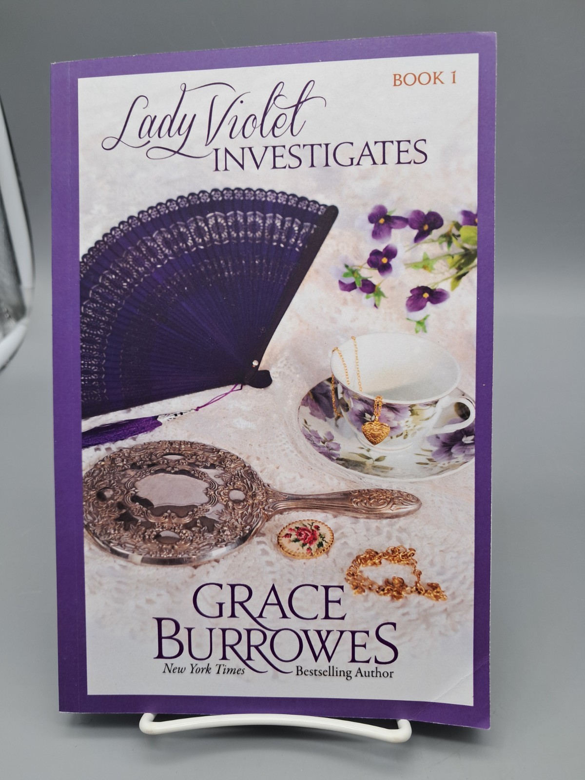 Lot of 8 THE LADY VIOLET MYSTERIES by Grace Burrowes Books 1-8 in order