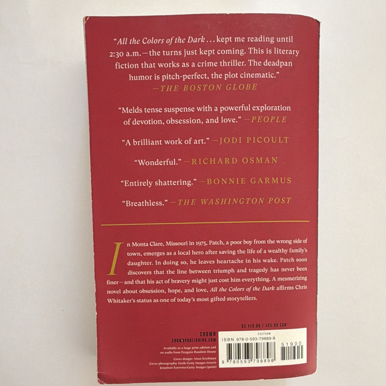 Chris Whitaker All the Colors of the Dark Read with Jenna Paperback 2025 Novel