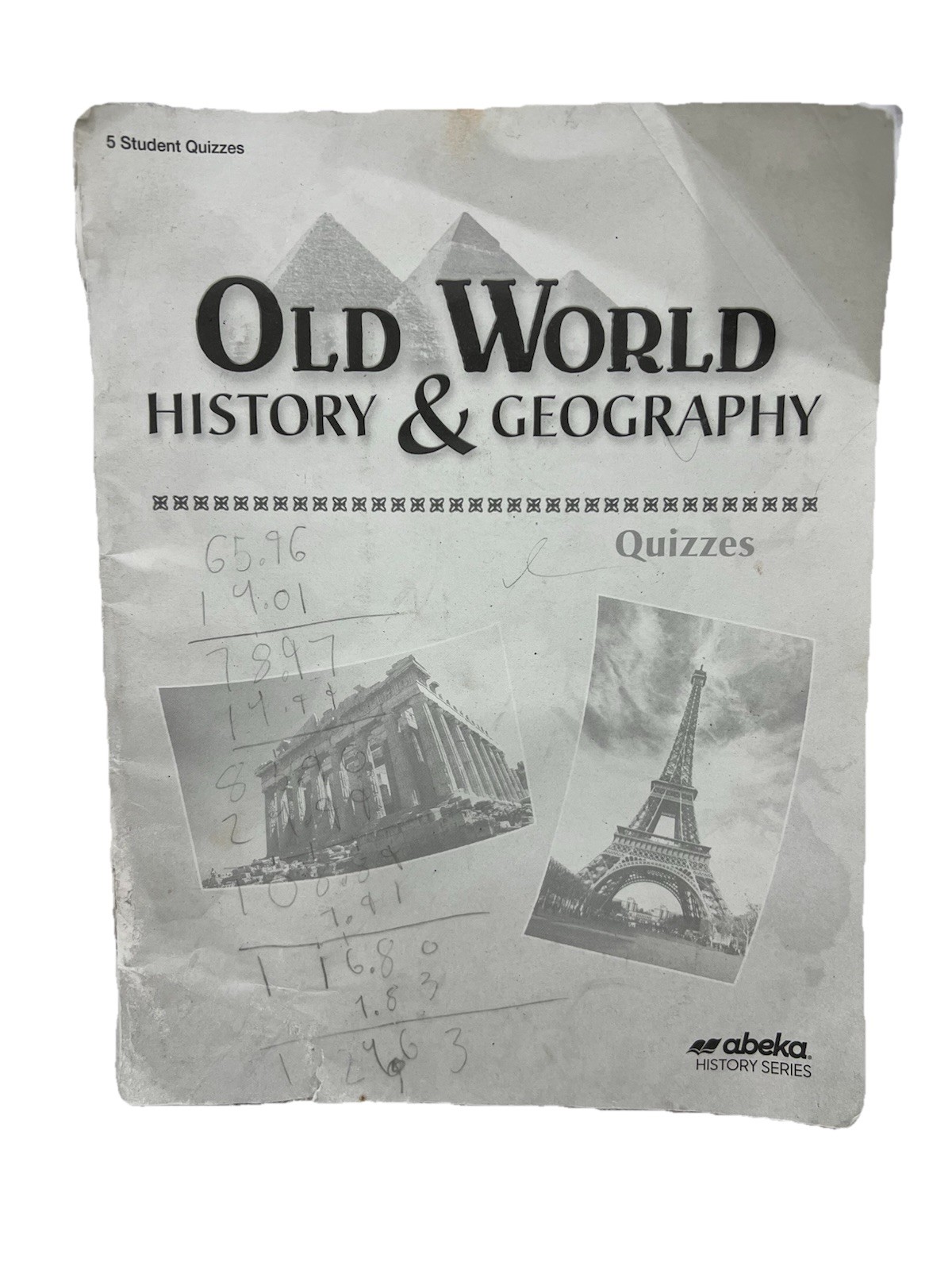 Abeka Old World History & Geography 5 Student Quizzes USED PLEASE READ 13534811
