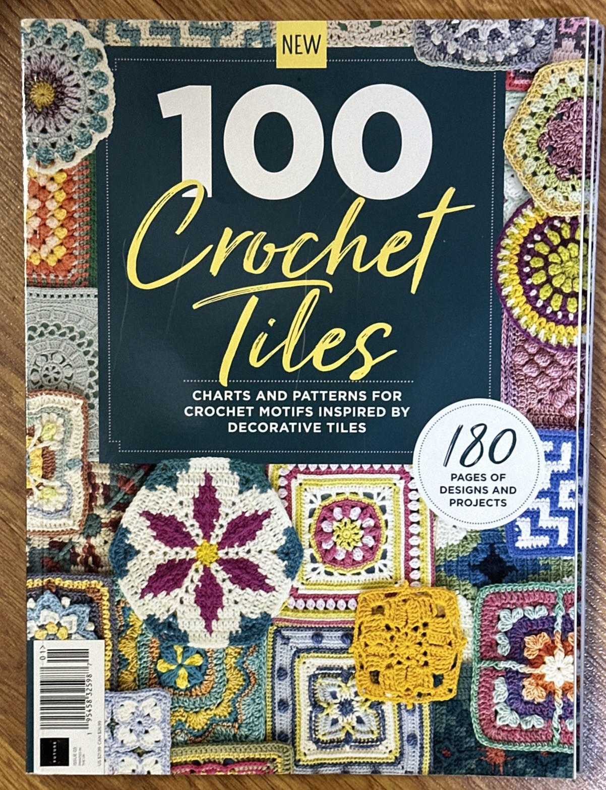 100 CROCHET TILES Magazine 2025 Issue 3 CHARTS & PATTERNS 180 Pages