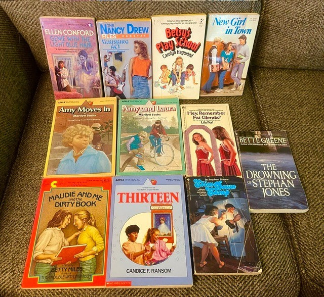 1980&rsquo;s lot of 11 girl&rsquo;s interest lot of paperbacks teen romance mystery humor