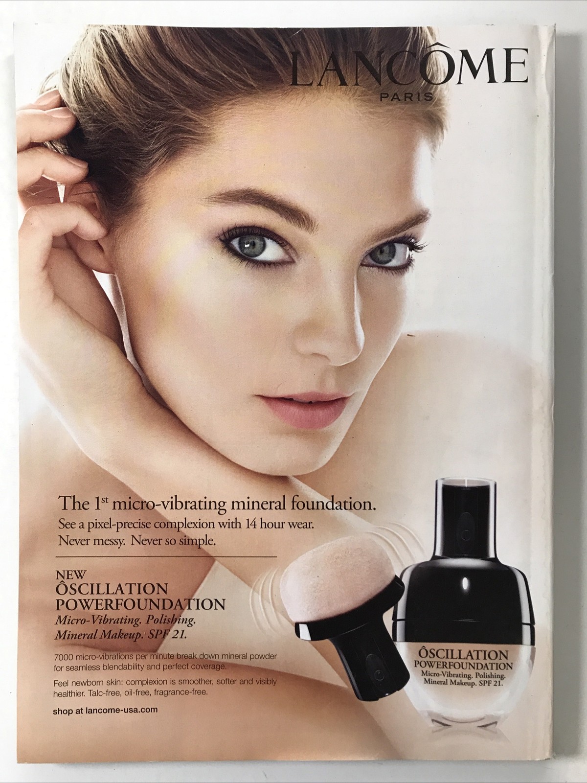 GLAMOUR magazine December 2009-Fashion makeup hair Cover: Michelle Obama