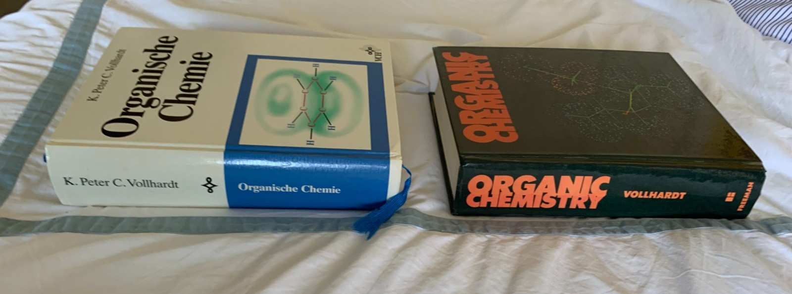 English and German Matched Organic Chemistry Textbooks by K. Peter C. Vollhardt