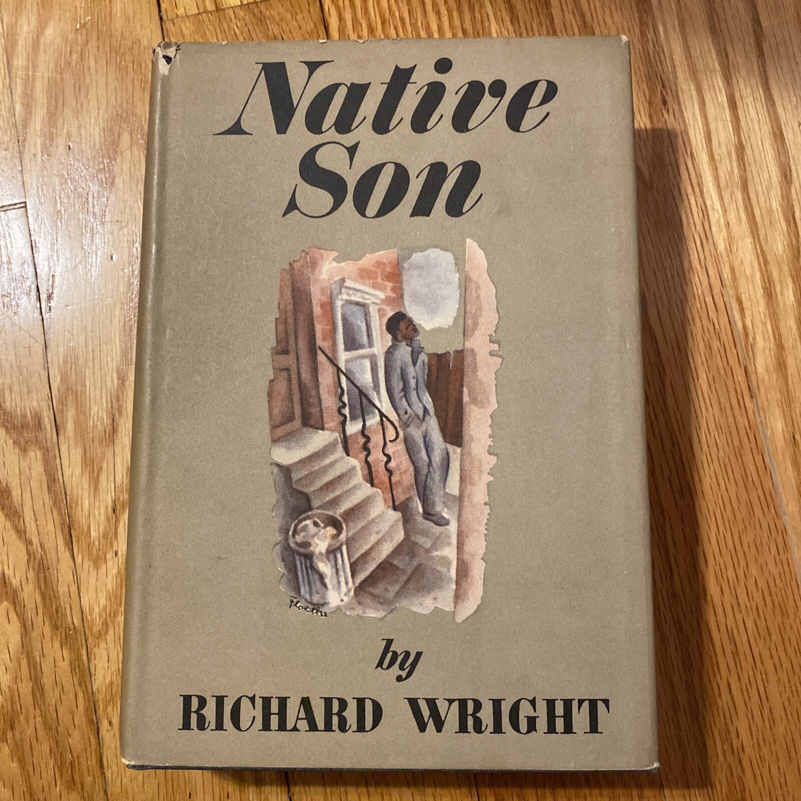 Native Son by Richard Wright 1940 1st Edition 2nd printing Harper & Brothers