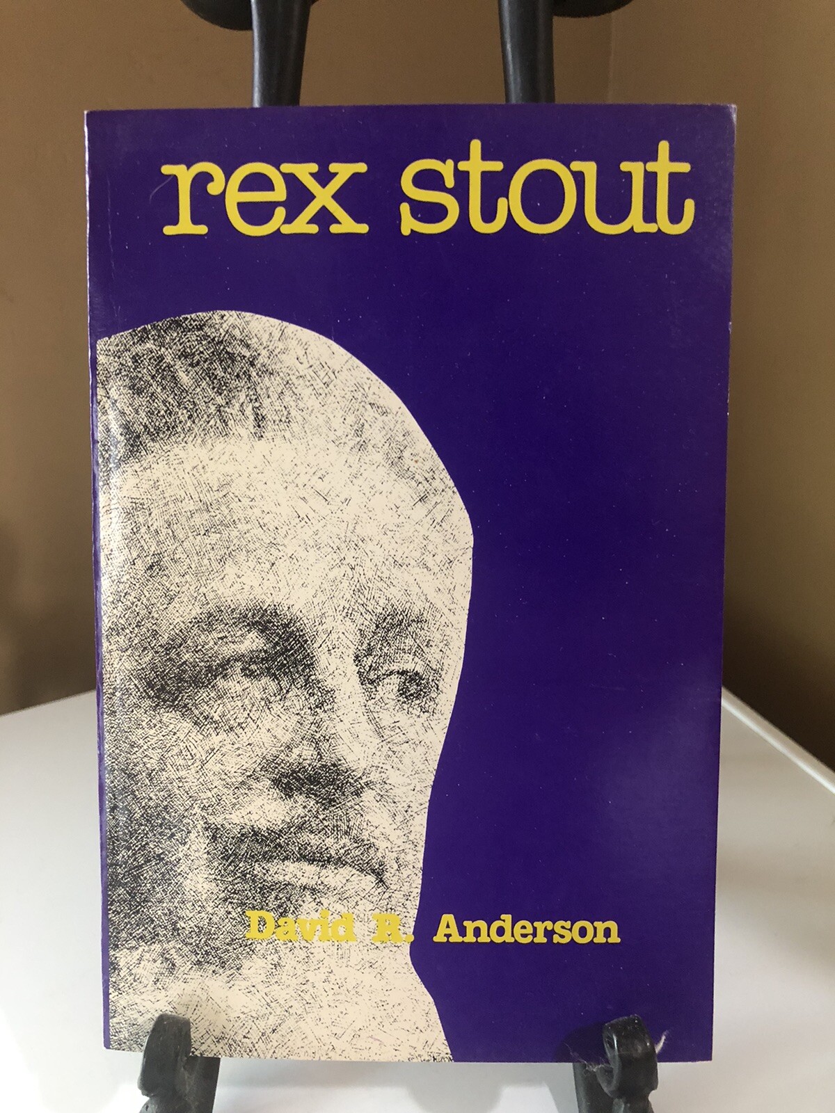 REX STOUT By David R. Anderson 1984 Paperback Book. Extremely Rare