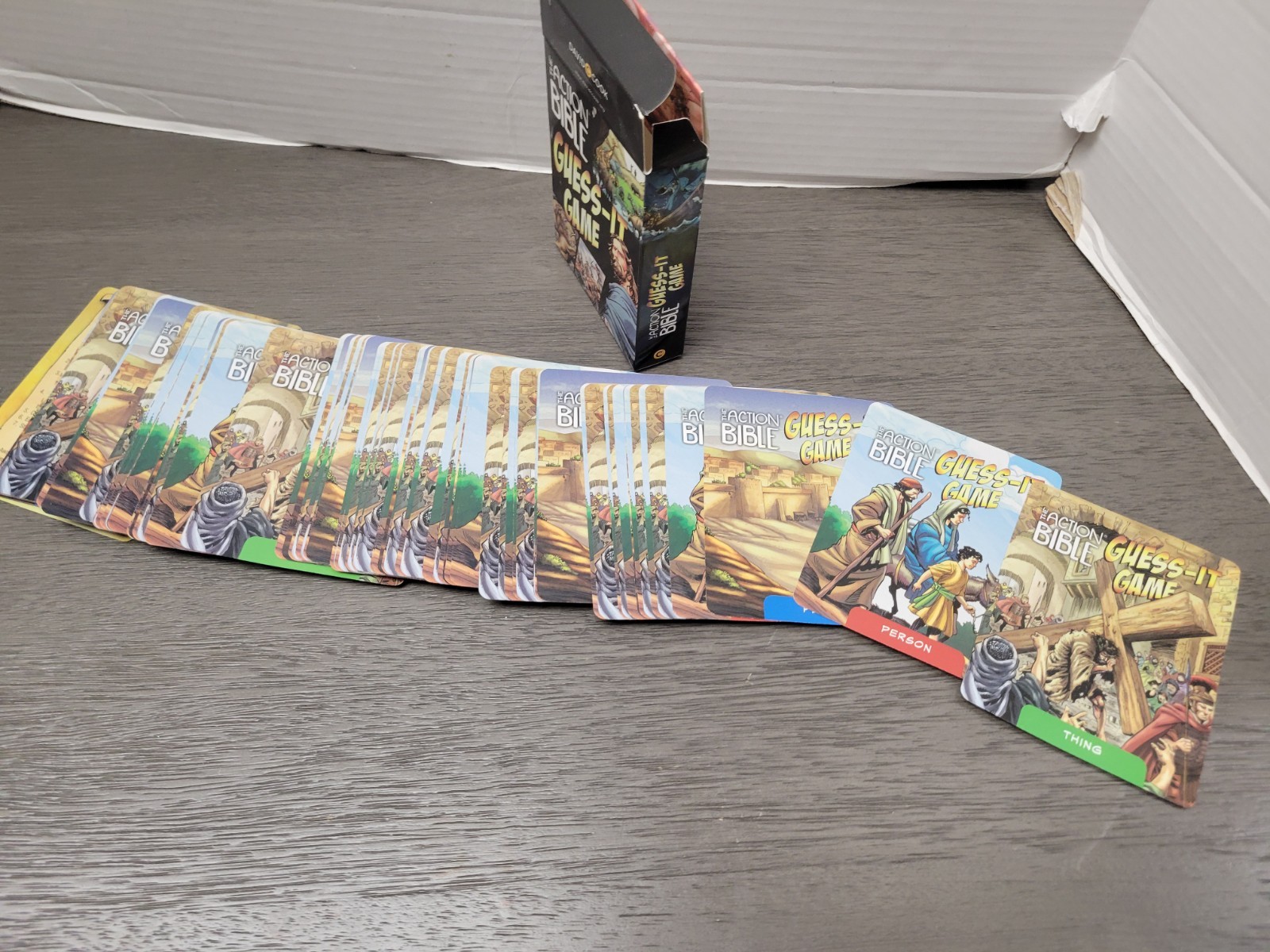 The Action Bible: Guess-It Card Game, Trivia Learning Fun for Kids Ages 8-12