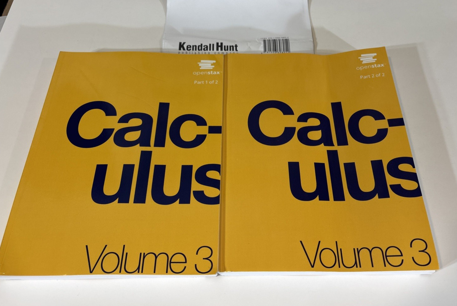 Calculus Volume 3 by OpenStax Parts 1 & 2 Complete (Paperback Version, B&W)