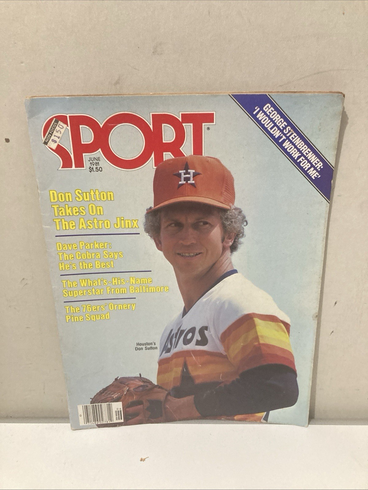 Sport Magazine June 1981 Don Sutton Astros Baseball MLB Illustrated Vintage