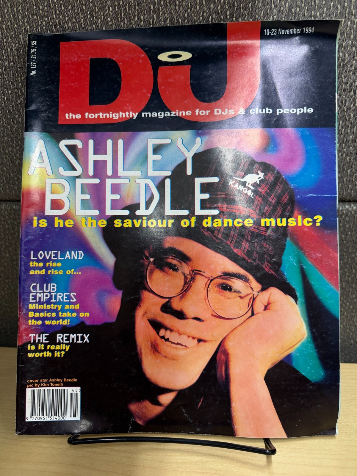 DJ Magazine Issue 127 – November 10- 23, 1994 Dance music Ashley Beedle Loveland