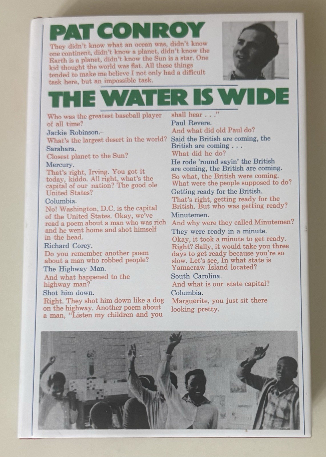The Water is Wide – Pat Conroy – SIGNED