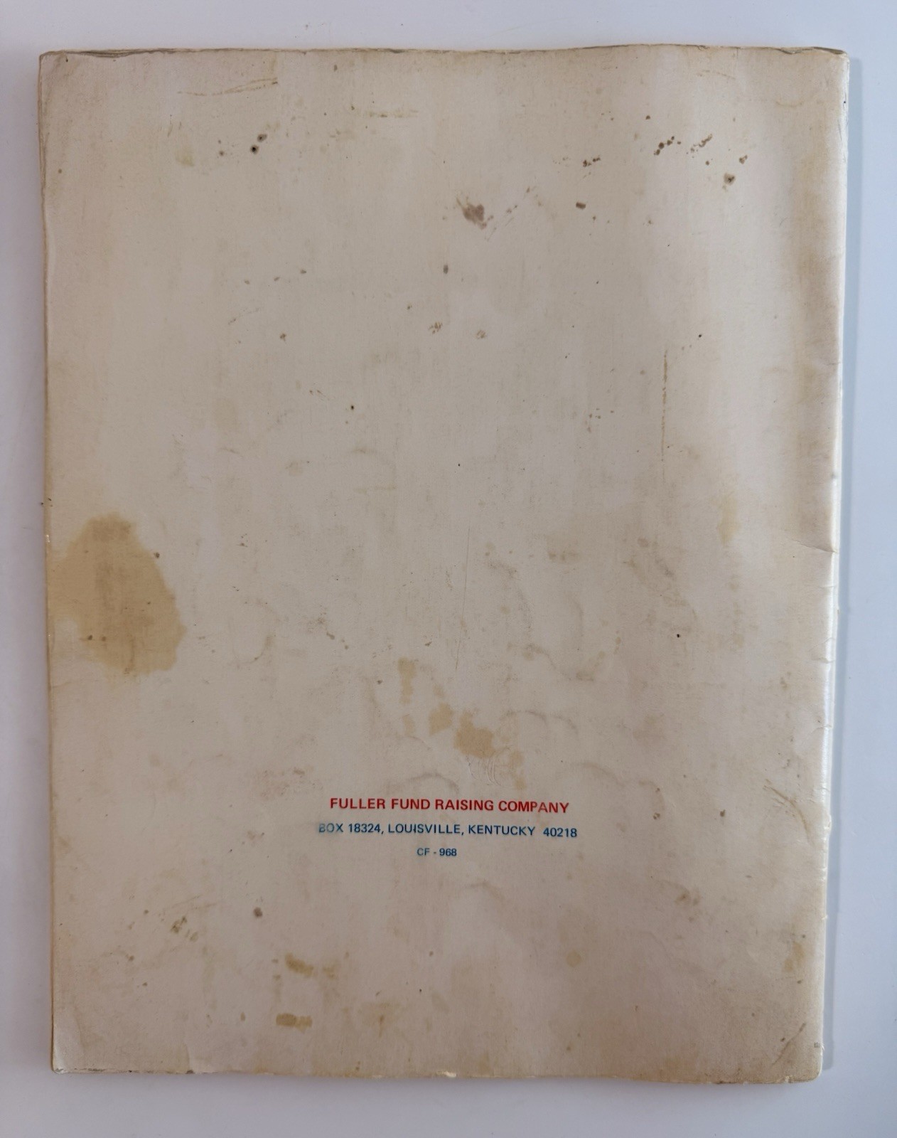 Vintage Code Finder Directory ZIP & Area Code Book Fuller Fund Raising Co