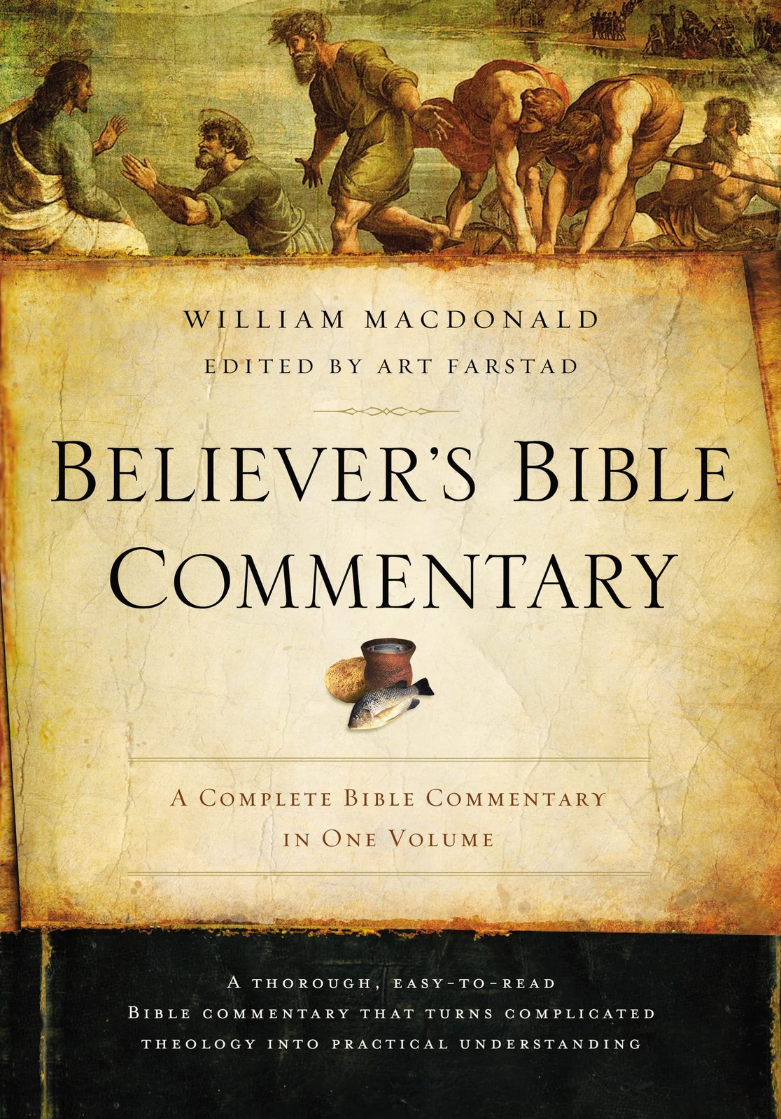 Believer&rsquo;s Bible Commentary: 6.5 W x 9.5 L x 3.25H, Brown, Green, black, Tan
