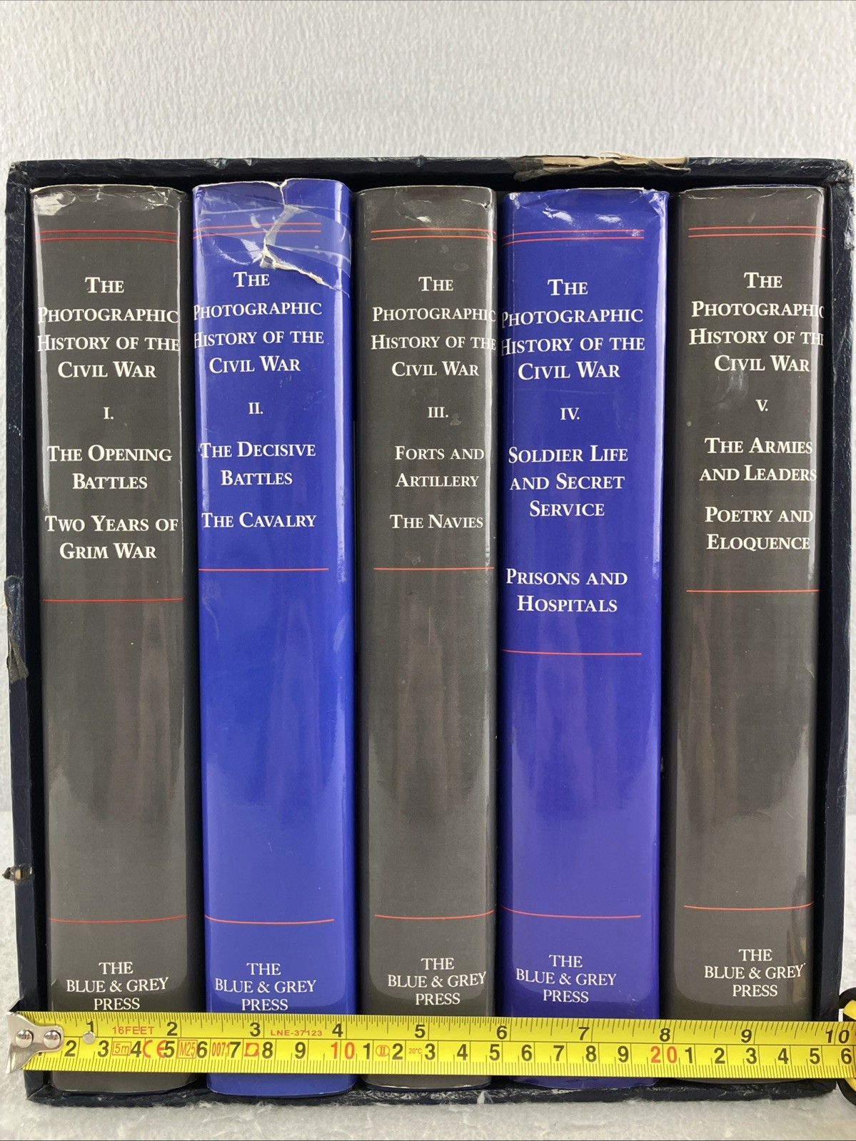 THE PHOTOGRAPHIC HISTORY OF THE CIVIL WAR 10 Vols in 5 Set Blue & Grey Press