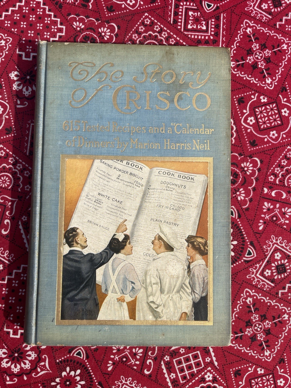 The Story Of Crisco VERY Rare First Edition Antique Cookbook No $.25 Price On It