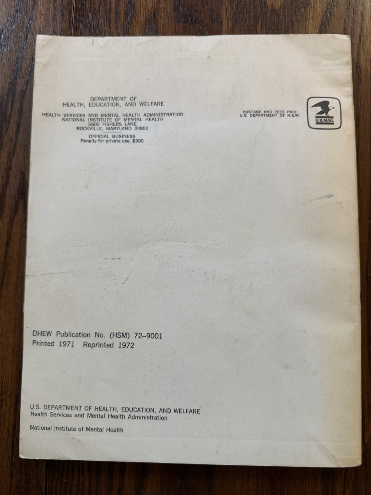 1972 Abstracts of the Standard Edition of Freud U.S. Nat Inst of Mental Health