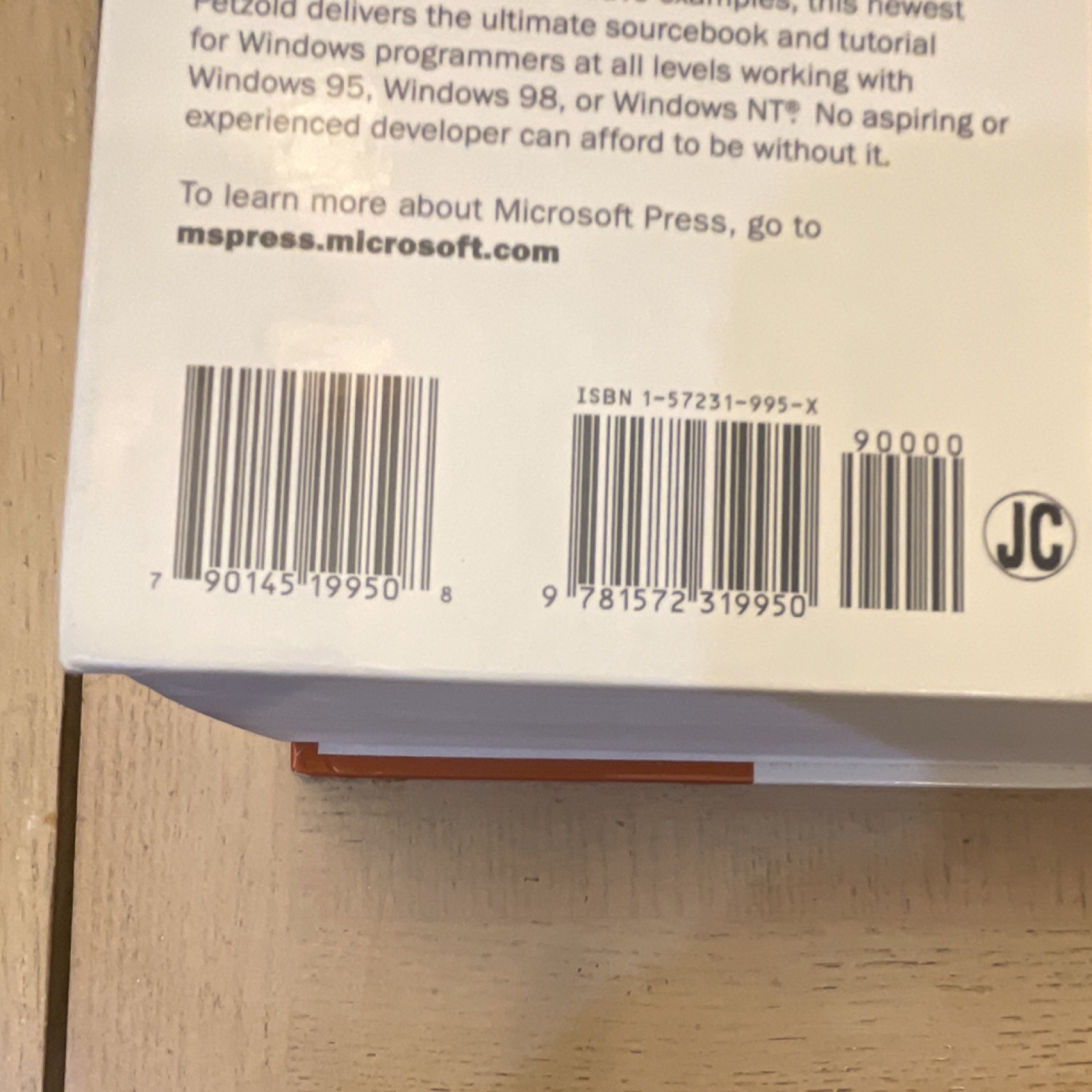 Programming Windows Fifth Edition Charles Petzold Hardcover Microsoft Press Win…